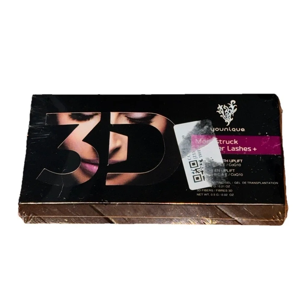 Younique Moodstruck 3D FIBER LASHES+ Mascara Fortified with Uplift Kit Black NIB